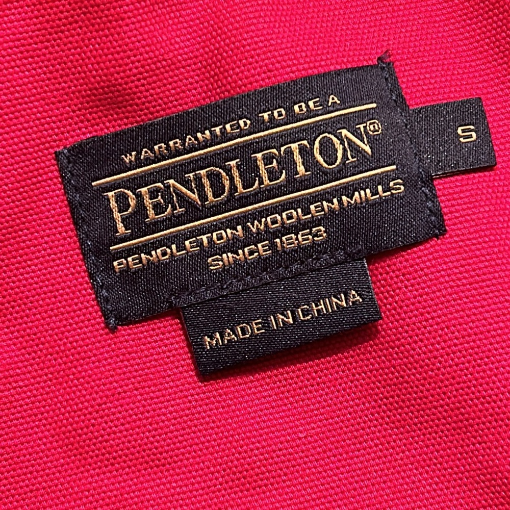 Pendleton 100% Cotton Fitted Spring Jacket 4 Butt… - image 3